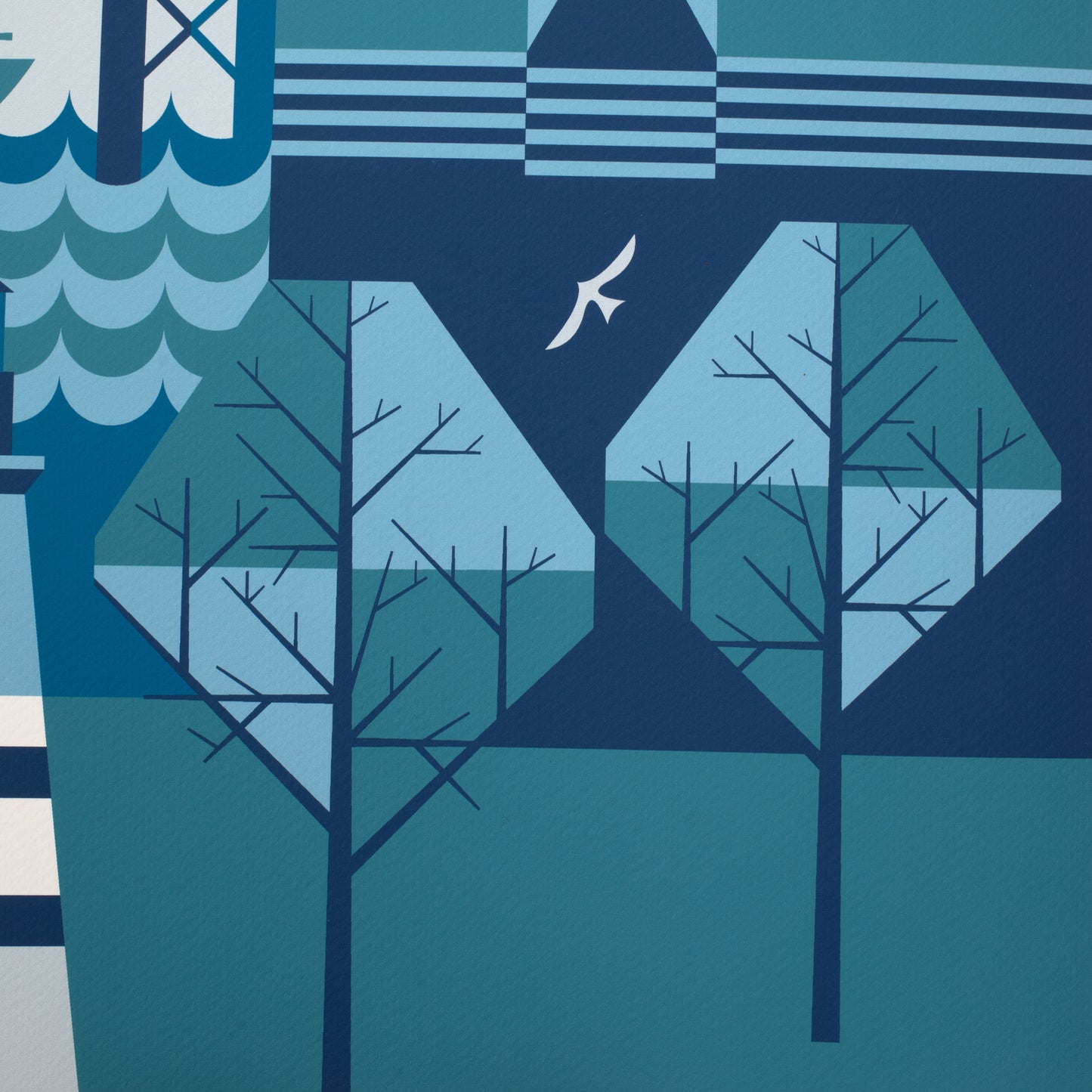 Cross Continental Print