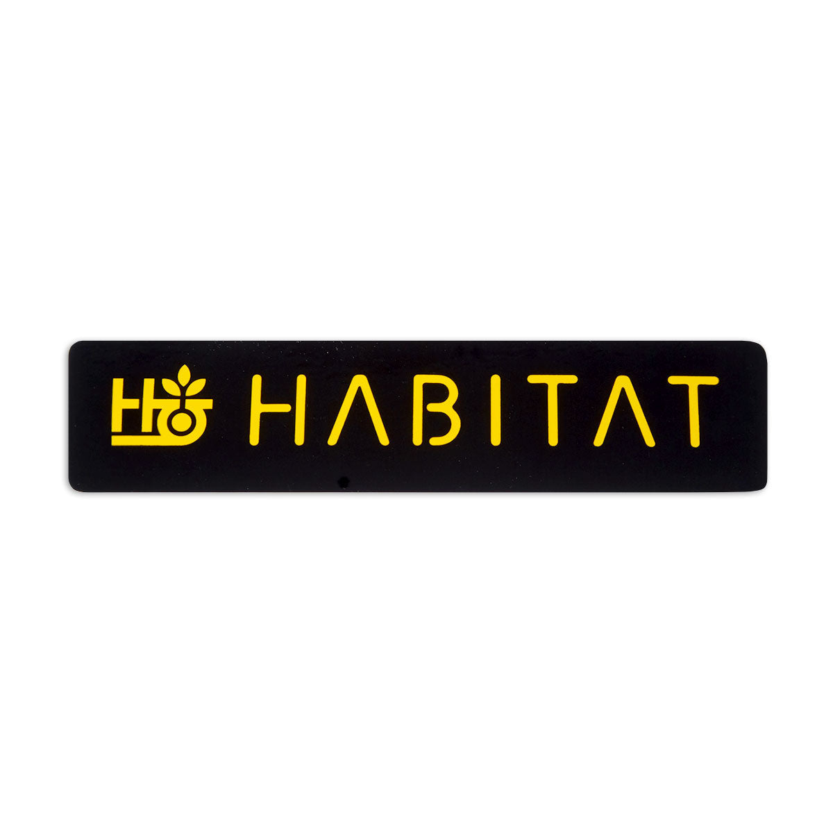 Habitat Pod Stencil Sticker - Yellow