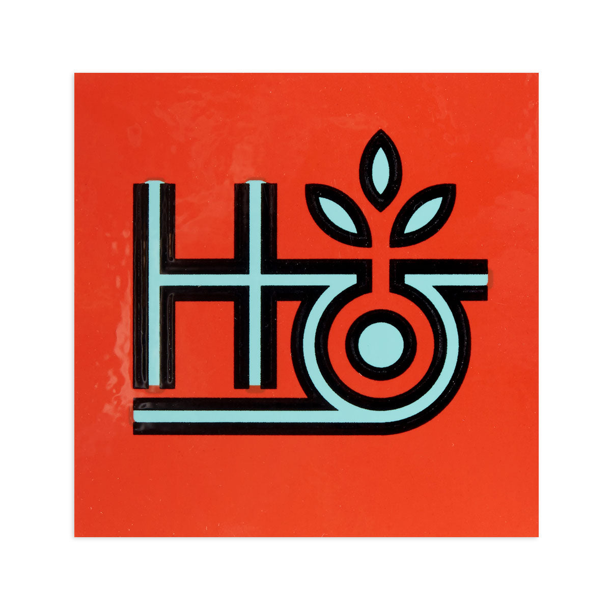 Habitat Tritone Pod Sticker - Red