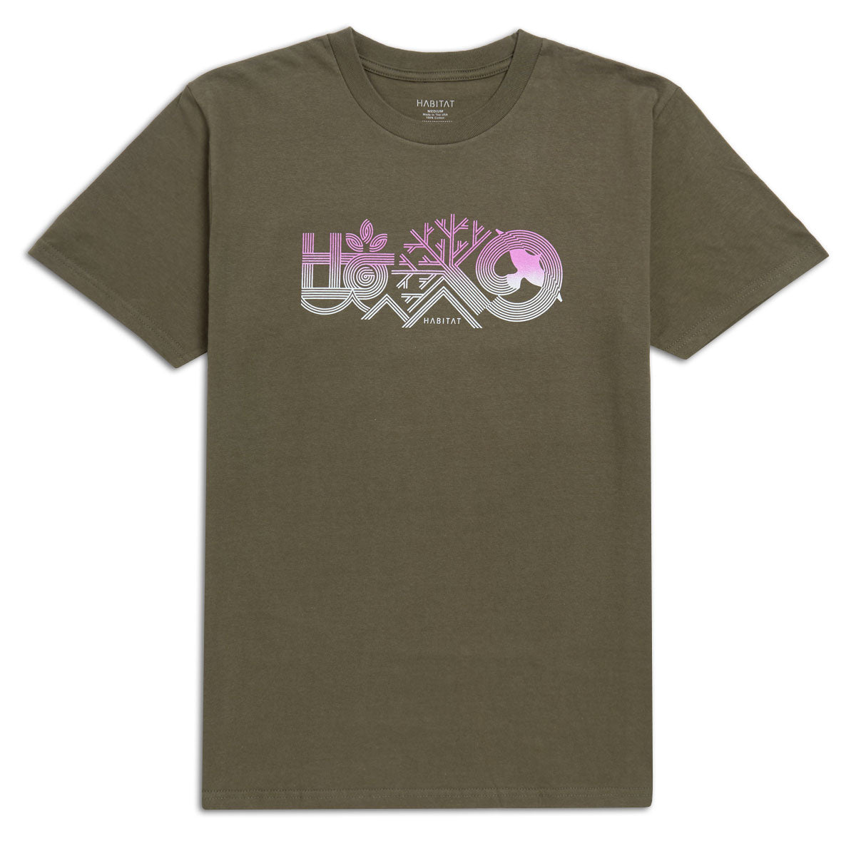 Habitat Earthscape T-Shirt - Army