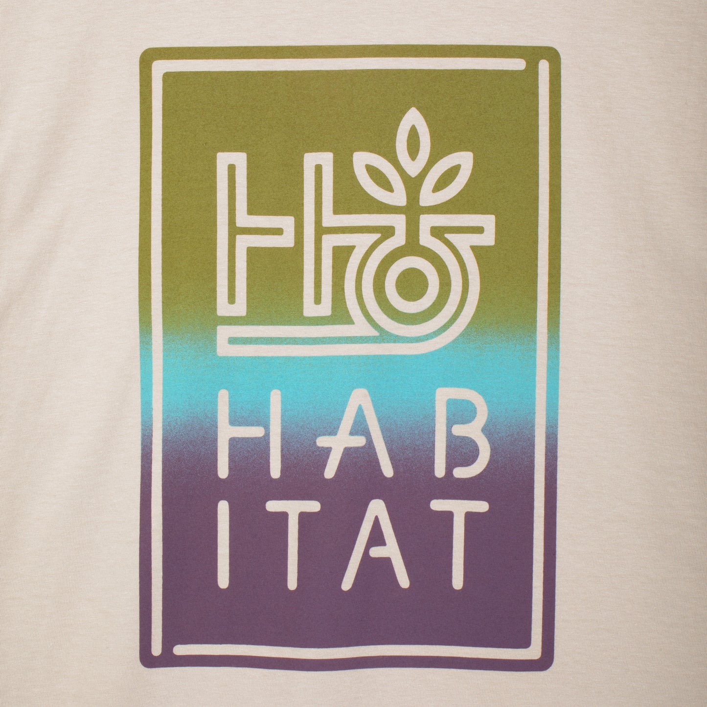 Pod Stencil Fade Pocket T-Shirt Off White