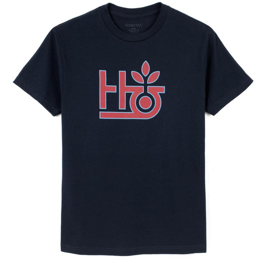 Habitat Pod Logo T-Shirt - Navy