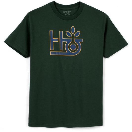 Habitat Pod Logo T-Shirt - Dark Green
