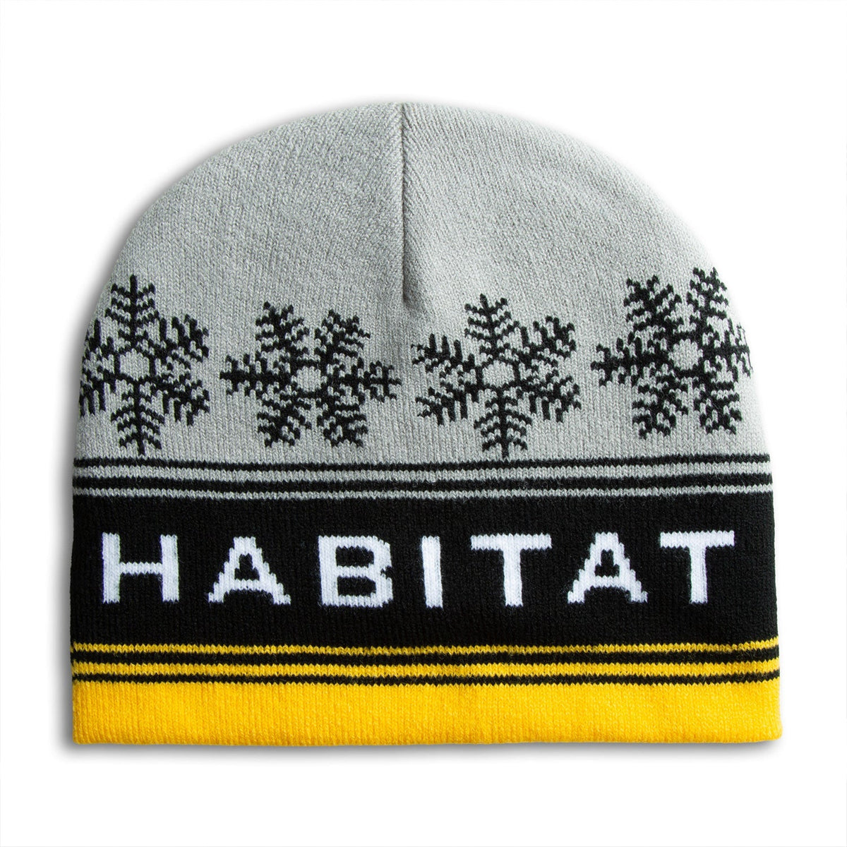 Habitat Retro Snow Beanie - Grey/Black/Gold