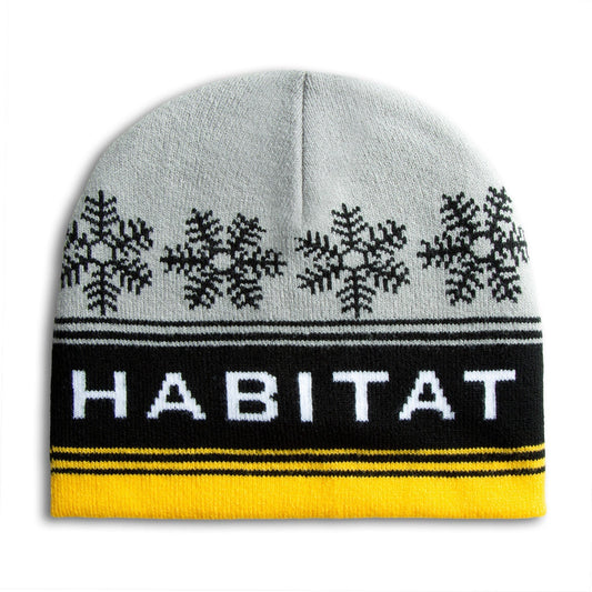 Habitat Retro Snow Beanie - Grey/Black/Gold