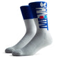 Habitat Contrast Cuff Socks - Blue/White
