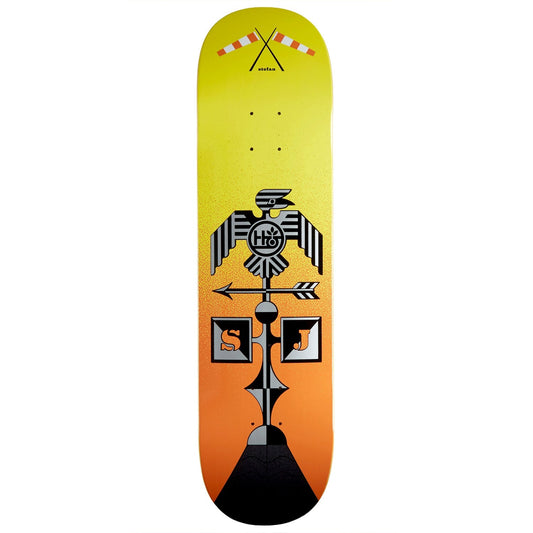 Habitat Janoski Roof Regalia Skateboard Deck - Orange/Yellow - 8.125"
