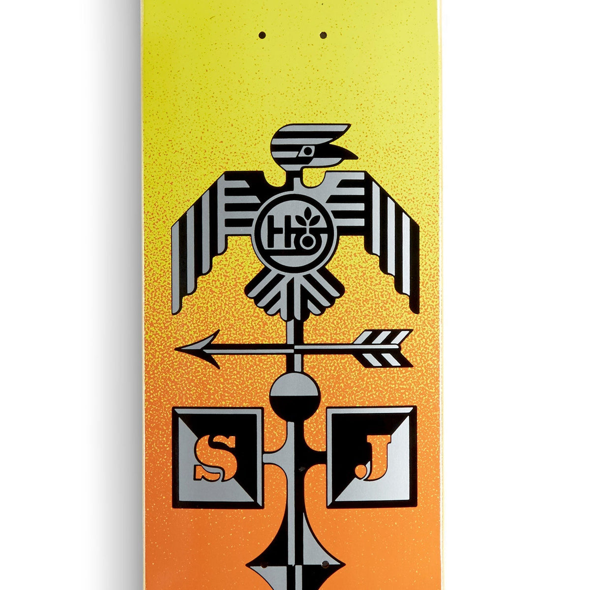 Habitat Janoski Roof Regalia Skateboard Deck - Orange/Yellow - 8.125"