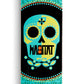 Habitat Sugar Skull Skateboard Deck - Teal - 8.00"