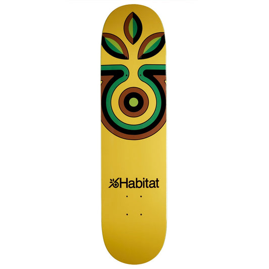 Habitat Bloom Station Skateboard Deck - Yellow - 7.75"