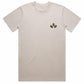 Habitat Leaves Embroidery T-Shirt - Natural