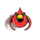 Habitat Charley Harper Cardinal Pin - Multi
