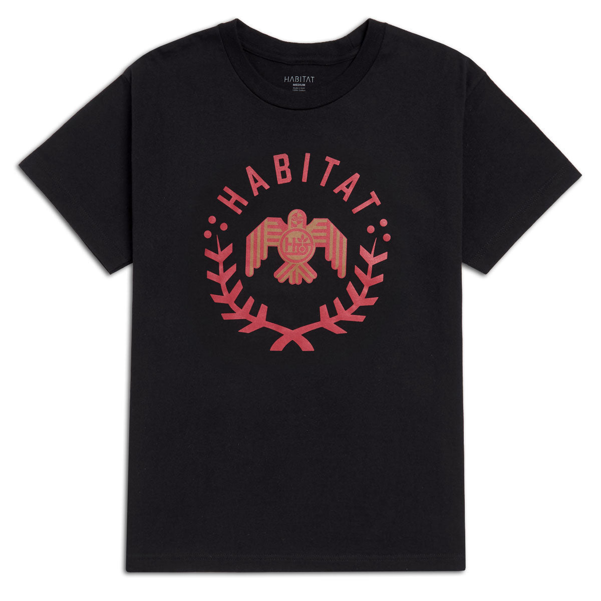 Habitat Owl Wreath T-Shirt - Black