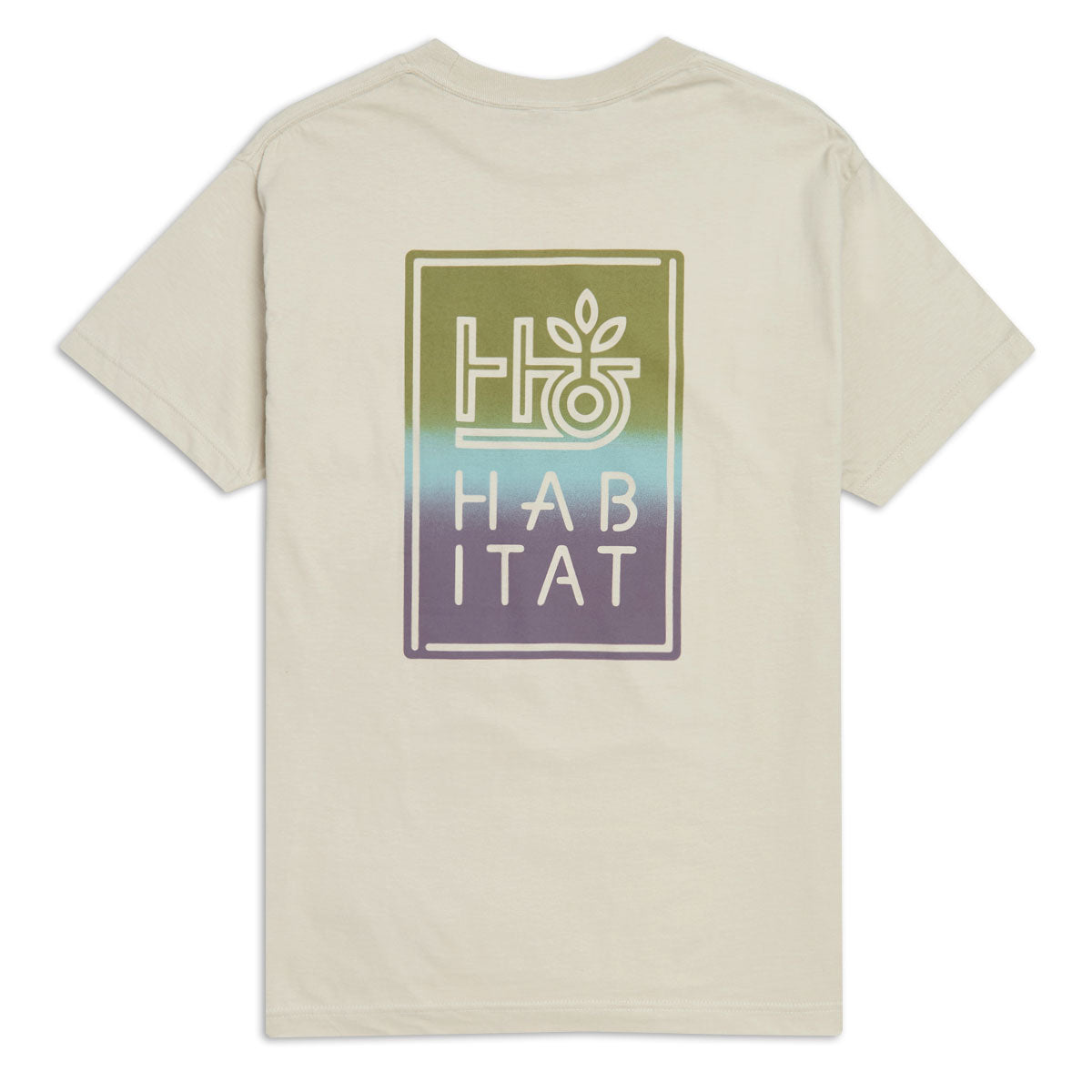 Habitat Pod Stencil Pocket T-Shirt - Off White