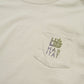 Habitat Pod Stencil Pocket T-Shirt - Off White