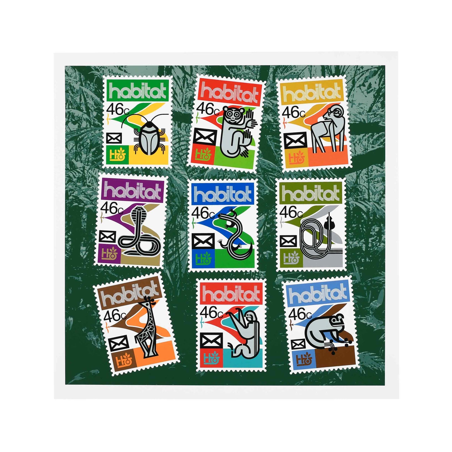 Postage Montage Print