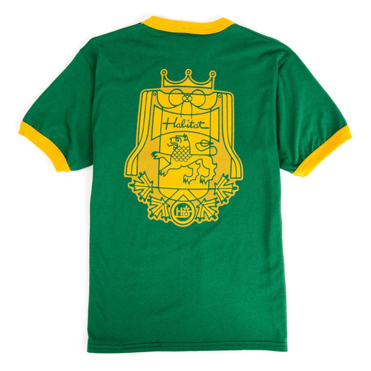 Camiseta Ringer Escudo de Armas Verde