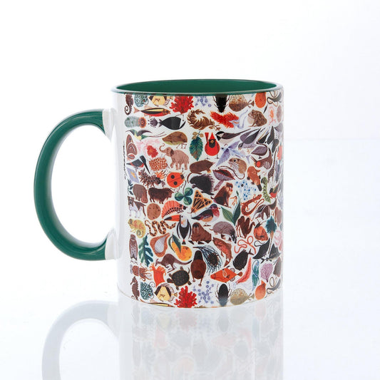 Charley Harper Árbol de la vida Taza