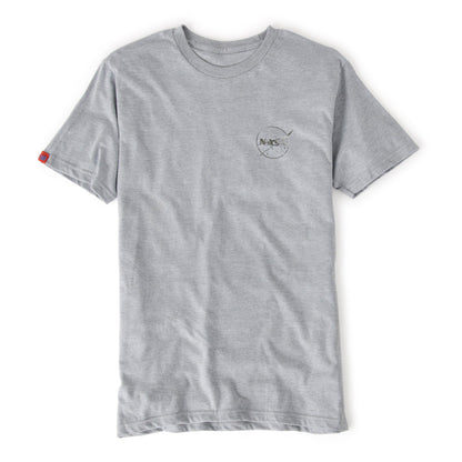 Camiseta con logo de albóndiga de aluminio de la NASA