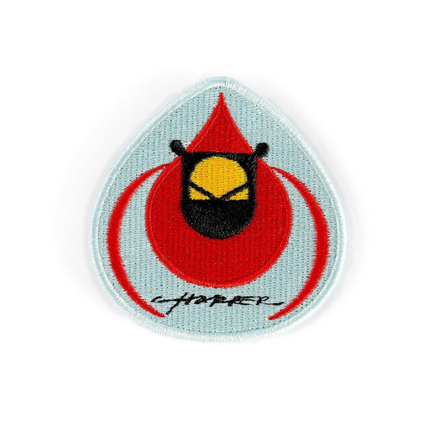 Charley Harper Droplet Cardinal Patch