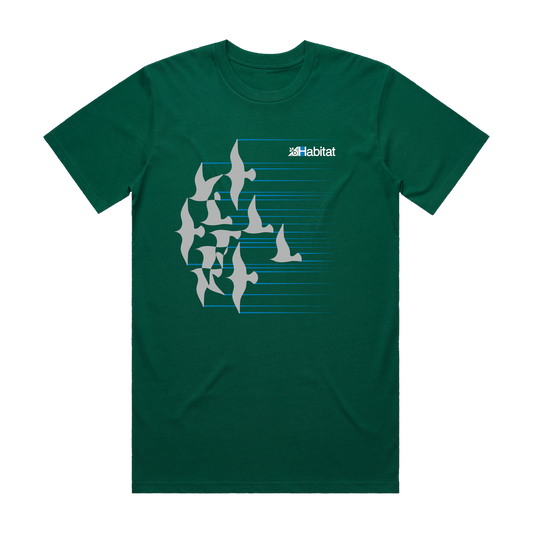 Camiseta Dove Trails Jade