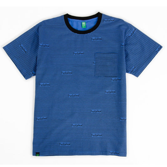 Ellipse Striped Shirt Blue