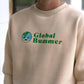 Global Bummer Crewneck Cream